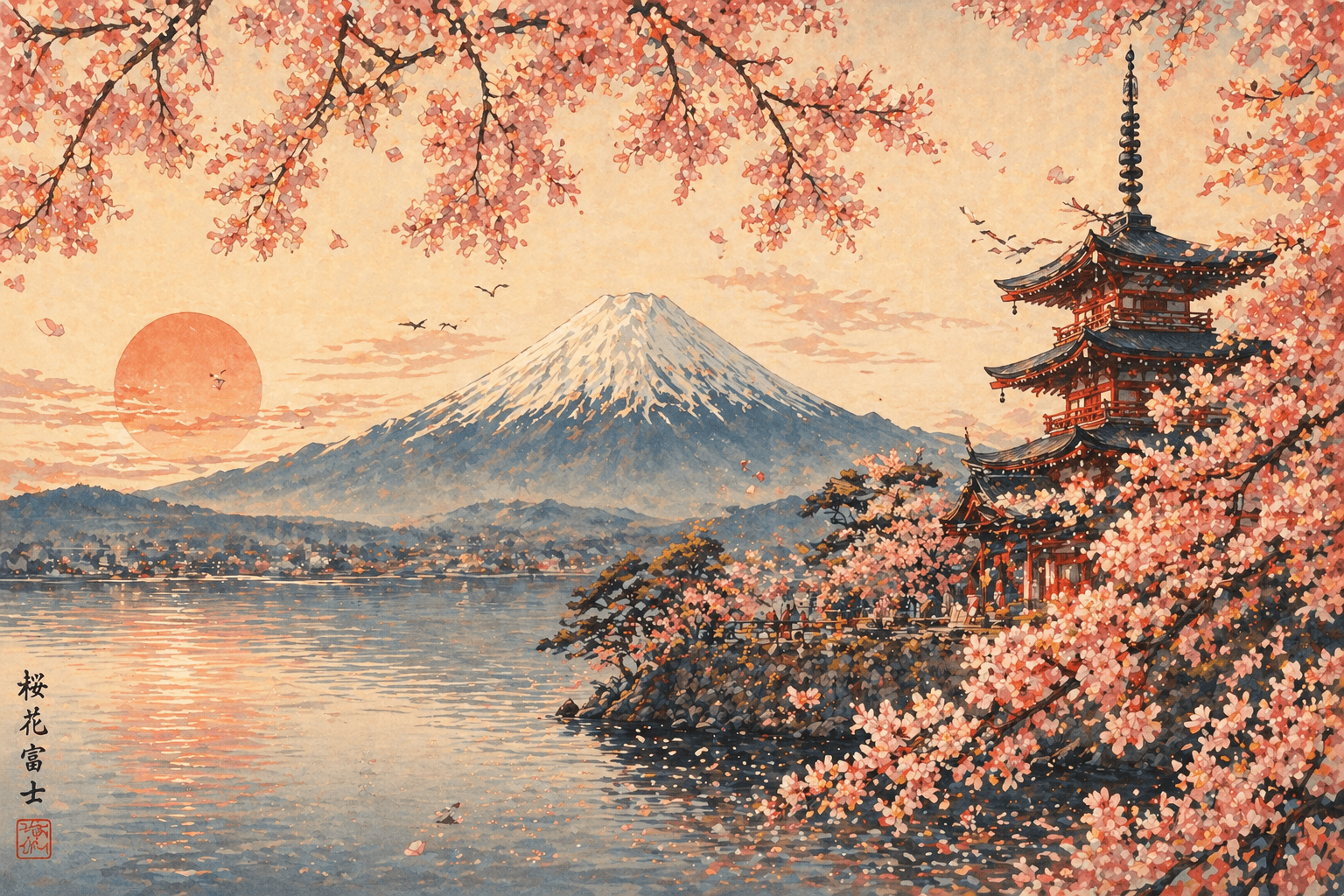 Blossoms of Fuji